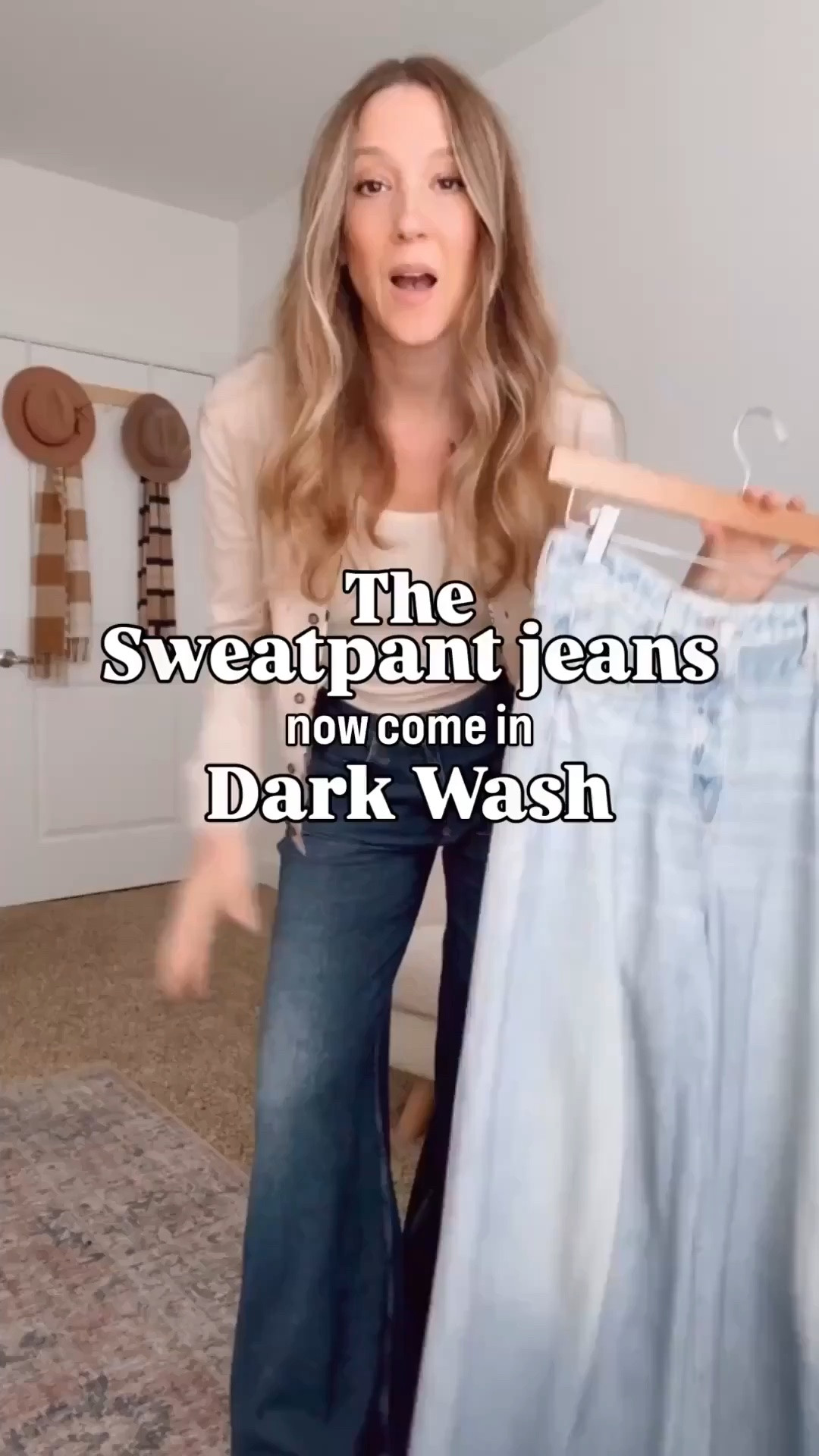 The comfiest jeans just got a fall upgrade ✨

Sizing: get ANKLE length - I’m just shy of 5’4 - and I sized down to a 25. I’m normally a 26/27. 

dark wash sweatpant jeans, Target jeans, comfy denim, fall outfit ideas, casual fall fashion, everyday denim, teacher outfit inspo, easy fall looks

#LTKWorkwear #LTKOver40 #LTKmomlife