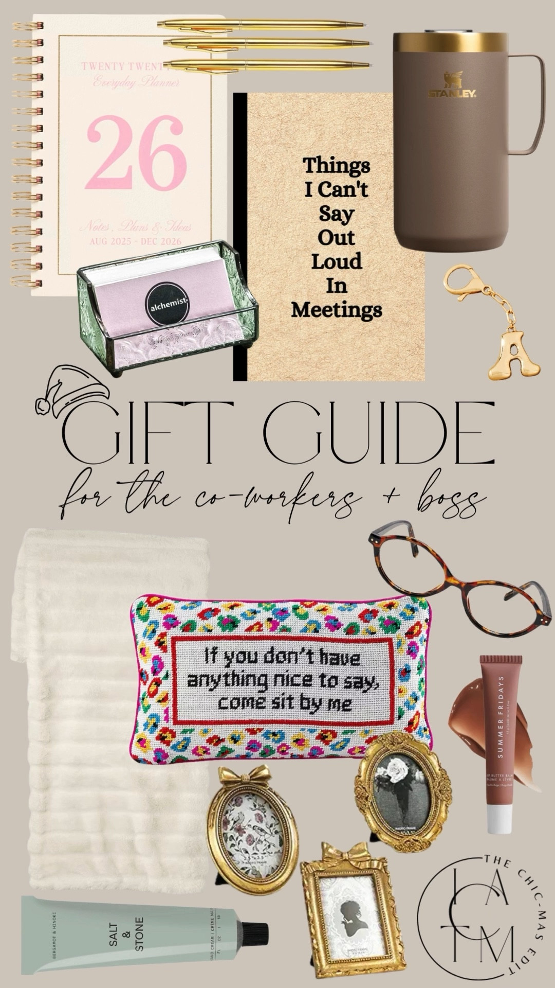 Gift guide for the office coworkers & boss! Last minute gifts 

#LTKHoliday #LTKGiftGuide