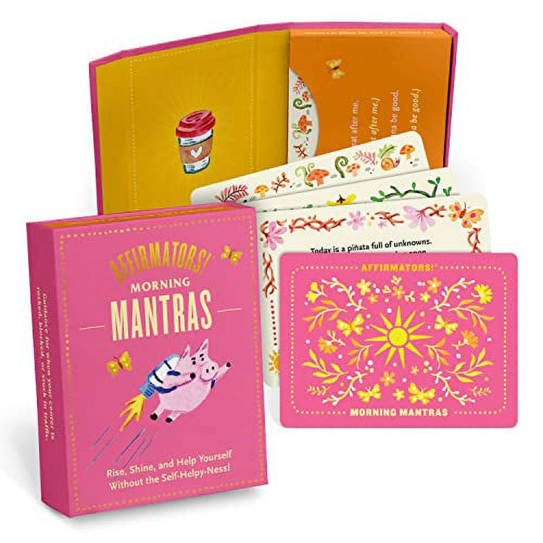 Pre-Owned: Affirmators! Mantras Morning Day Affirmation Cards Deck (30 Cards) (Paperback, 9781683... | Walmart (US)