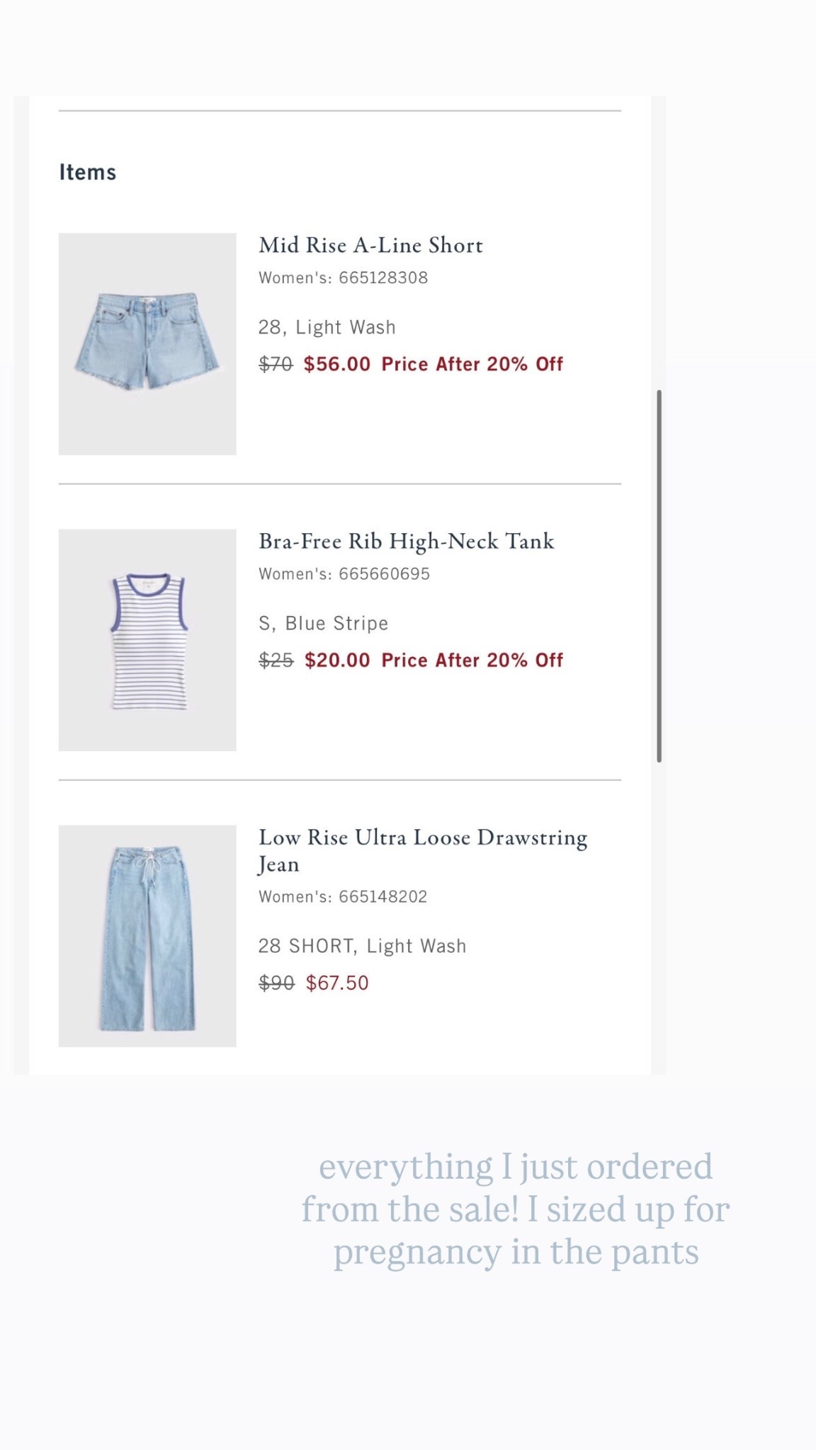 what I ordered from the Abercrombie sale! 

#LTKootd #LTKSaleAlert #LTKBump