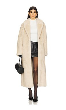 LAMARQUE Darelle Faux Fur Maxi Coat in Angora from Revolve.com | Revolve Clothing (Global)