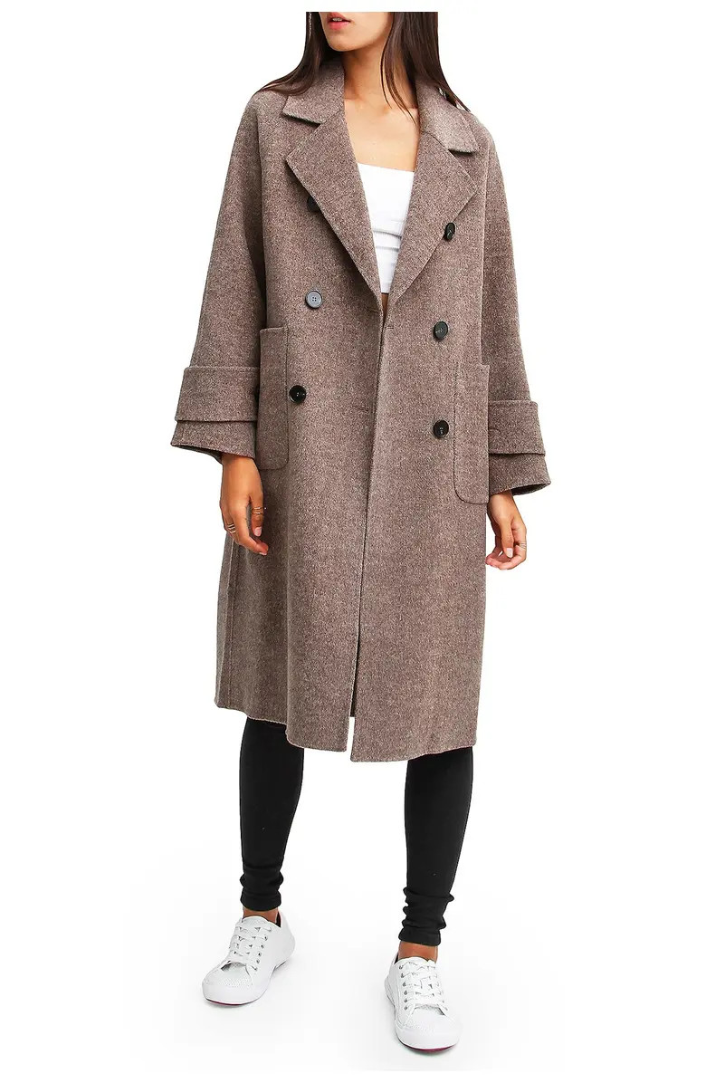 Rumour Has It Oversized Wool Blend Coat | Nordstrom Rack