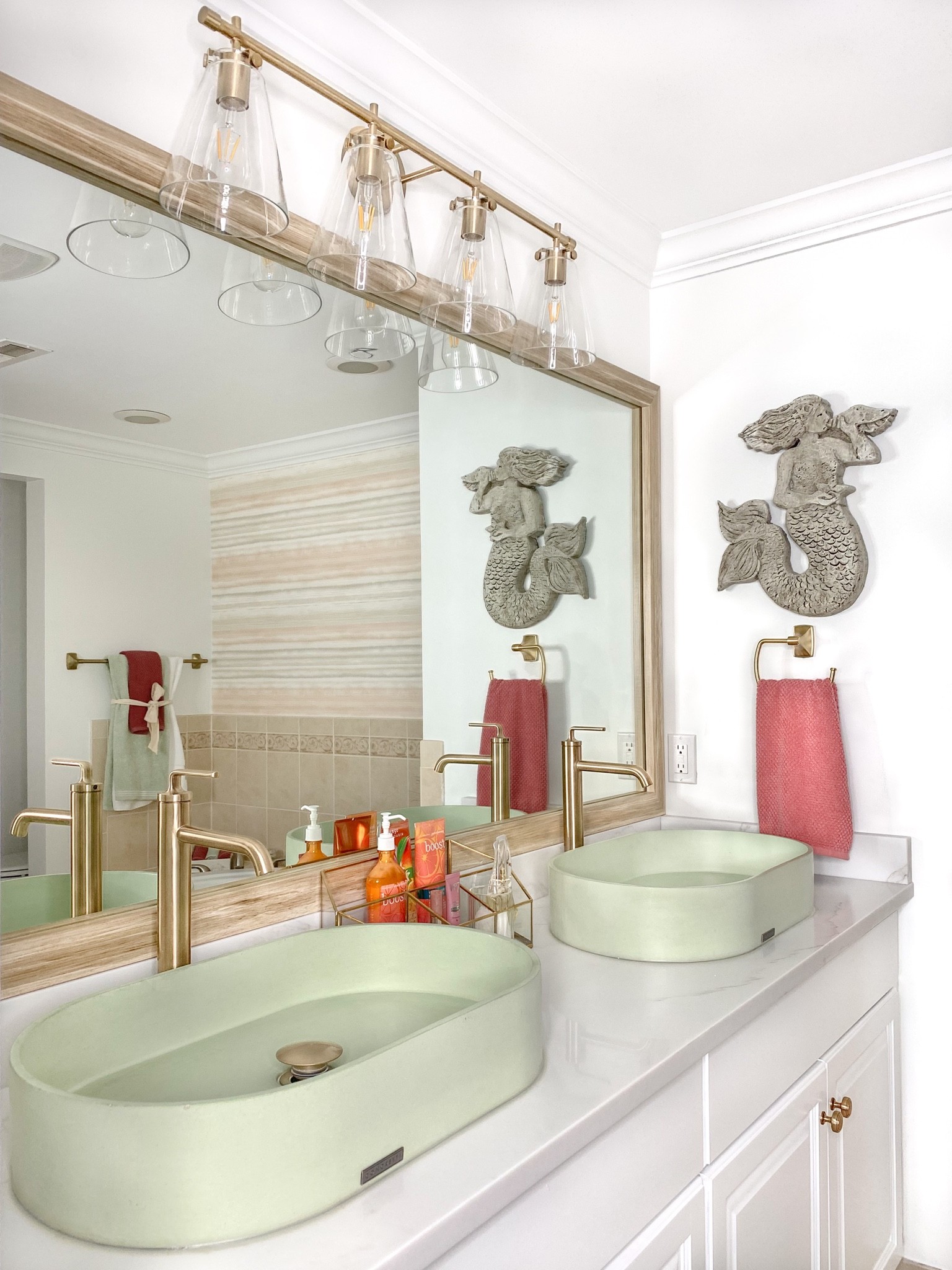 Minty fresh bathroom remodel in Ocean City, MD #ginadragodesign #interiordesign #concretti

#LTKfamily #LTKSeasonal #LTKhome