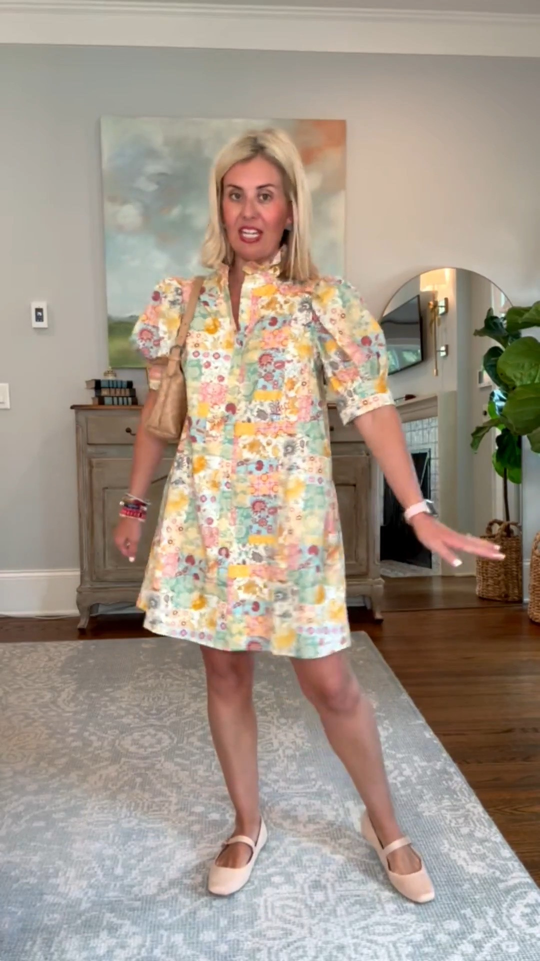 Dress 30% off!! 
Oh my word this is gorgeous!! Yall will be seeing me in this everywhere. I’m in small dress and 7 Mary Jane’s (size 1 down). 

*code mixandmatch15 for 15% off your 1st order

#LTKPetite #LTKOver40 #LTKmomlife