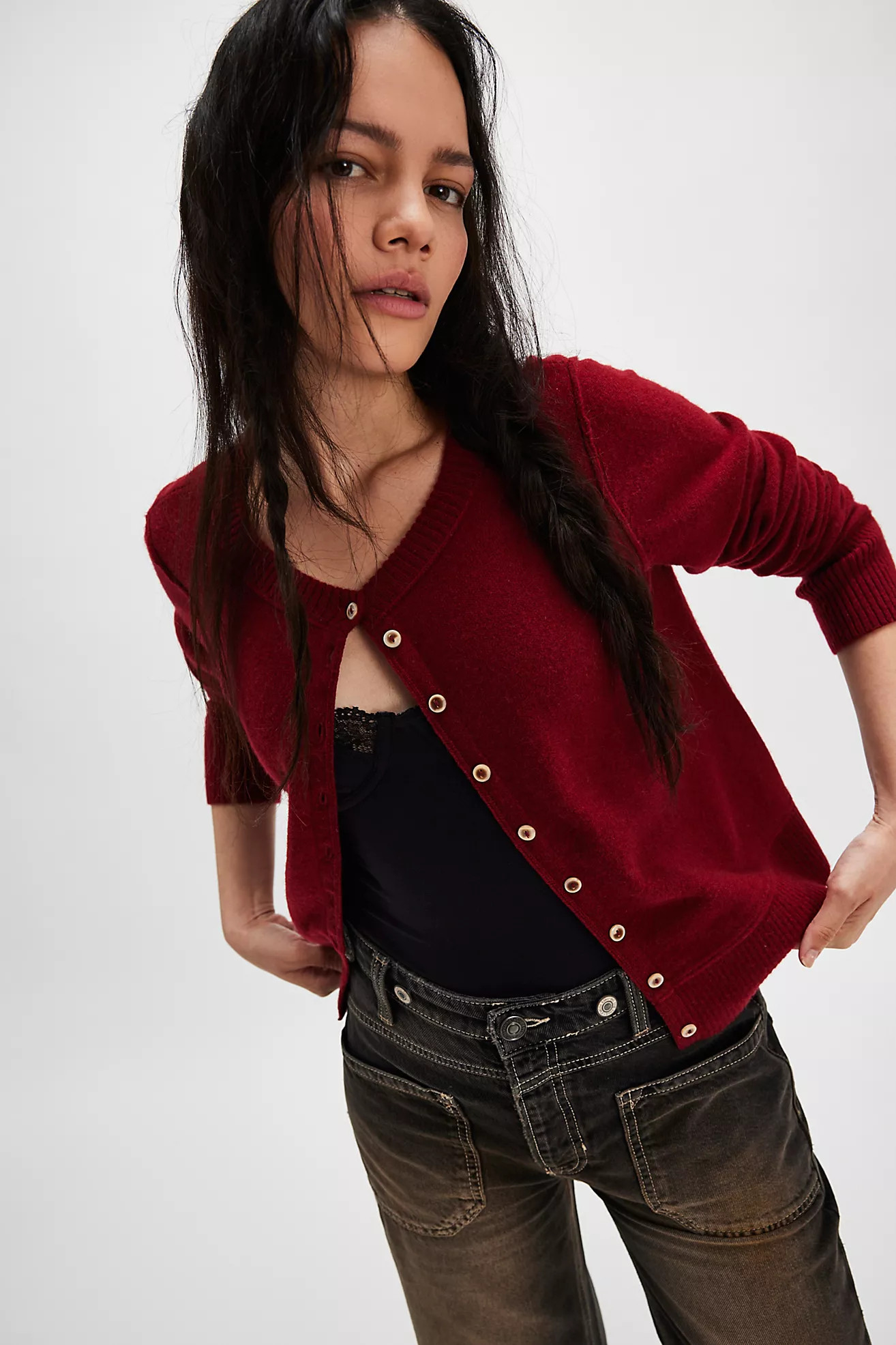 Nocturnal Solid Cardi | Free People (Global - UK&FR Excluded)