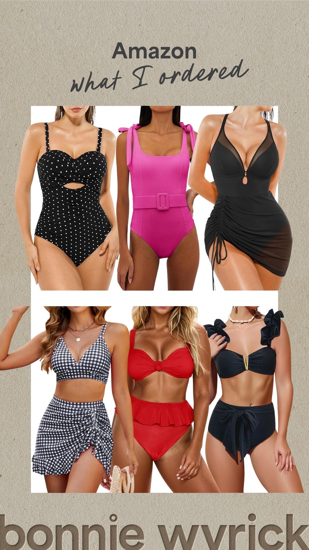 What I ordered from Amazon!

amazon fashion, amazon finds, midsize fashion, women’s fashion, midsize finds, bathing suits, one-pieces, bikinis, spring outfits

#LTKMidsize #LTKSeasonal