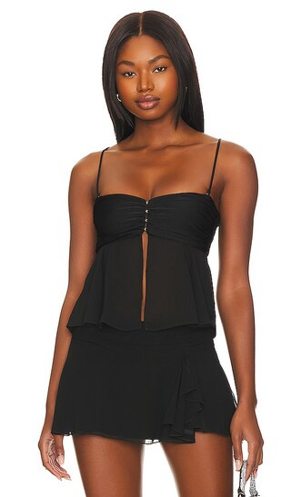 Shae Top in Black | Revolve Clothing (Global)