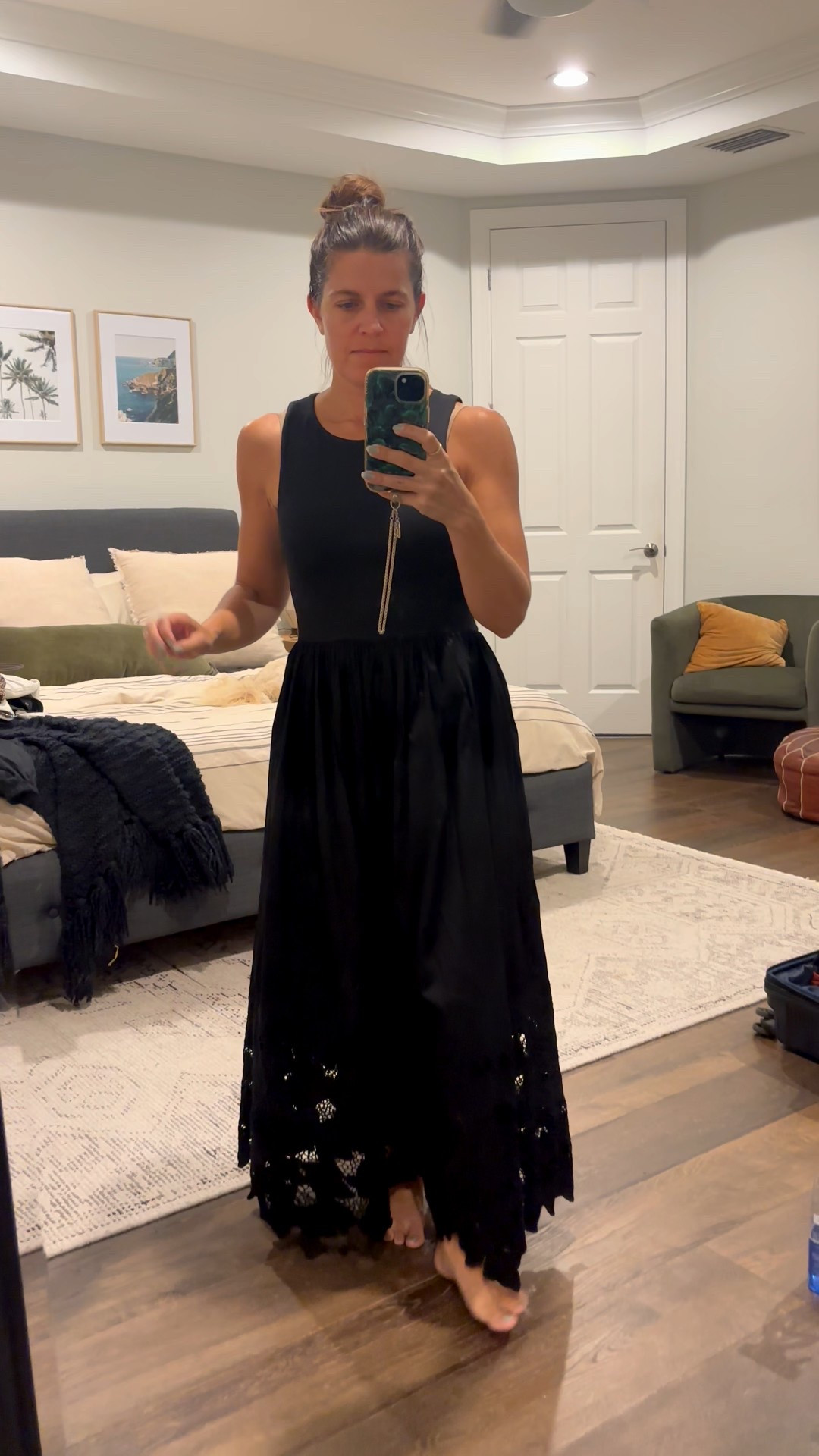 Black wedding guest dress. This is perfect for a wedding guest dress but I'm loving this dress to wear as a wedding photographer. It's under $75 now and was originally $150. Black dress - vacation dress - holiday party dress 

#LTKFindsUnder100 #LTKHoliday #LTKWedding