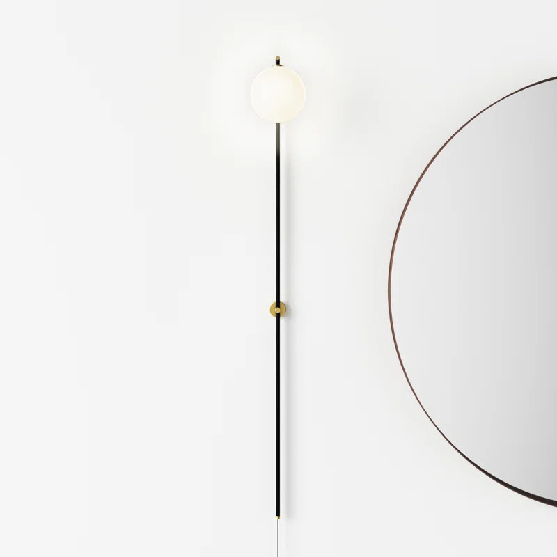 Arrington Steel Plug-in Wallchiere | Wayfair North America