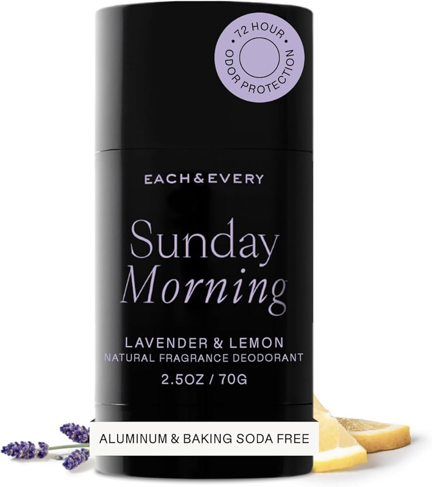 Each & Every Aluminum Free Deodorant for Women & Men - All Natural Deodorant for Sensitive Skin, ... | Amazon (US)