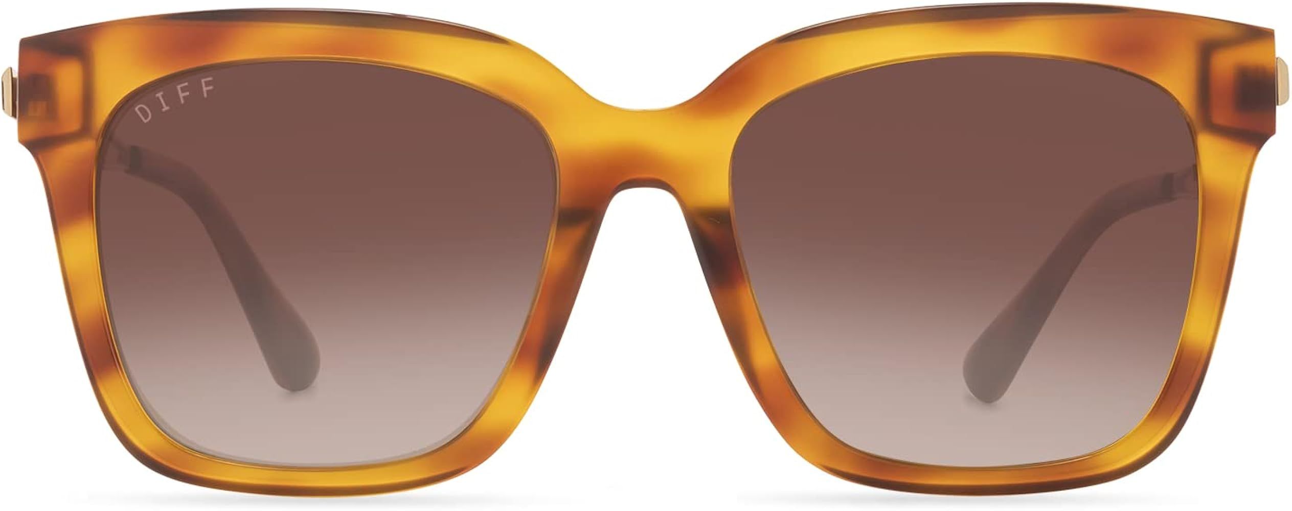 Diff Eyewear - Bella - Designer Square Sunglasses for Women - 100% UVA/UVB | Amazon (US)