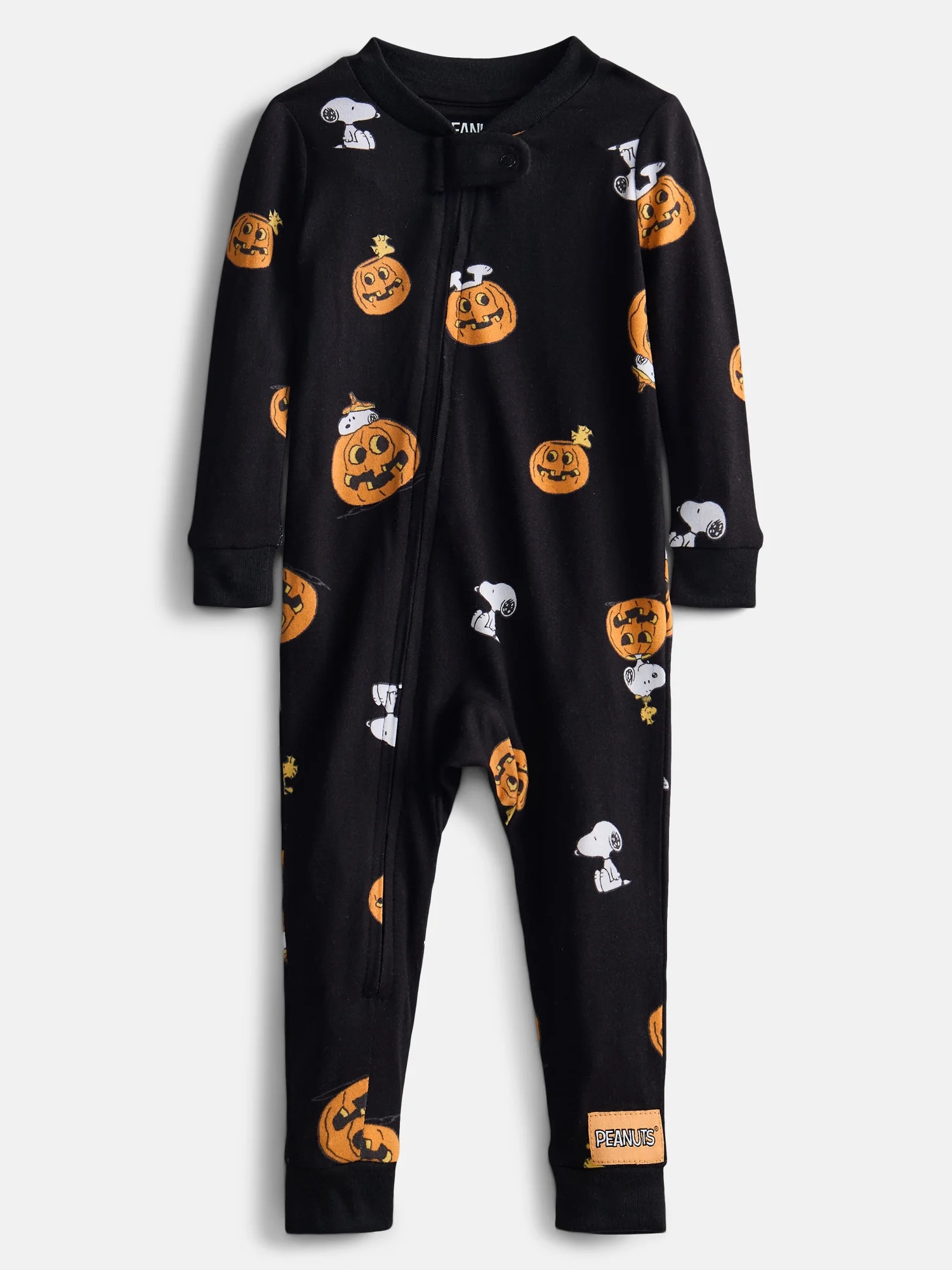 Peanuts Halloween Unisex Infant Snoopy Matching Family One-Piece Pajama Set, Sizes 6M to 18M | Walmart (US)