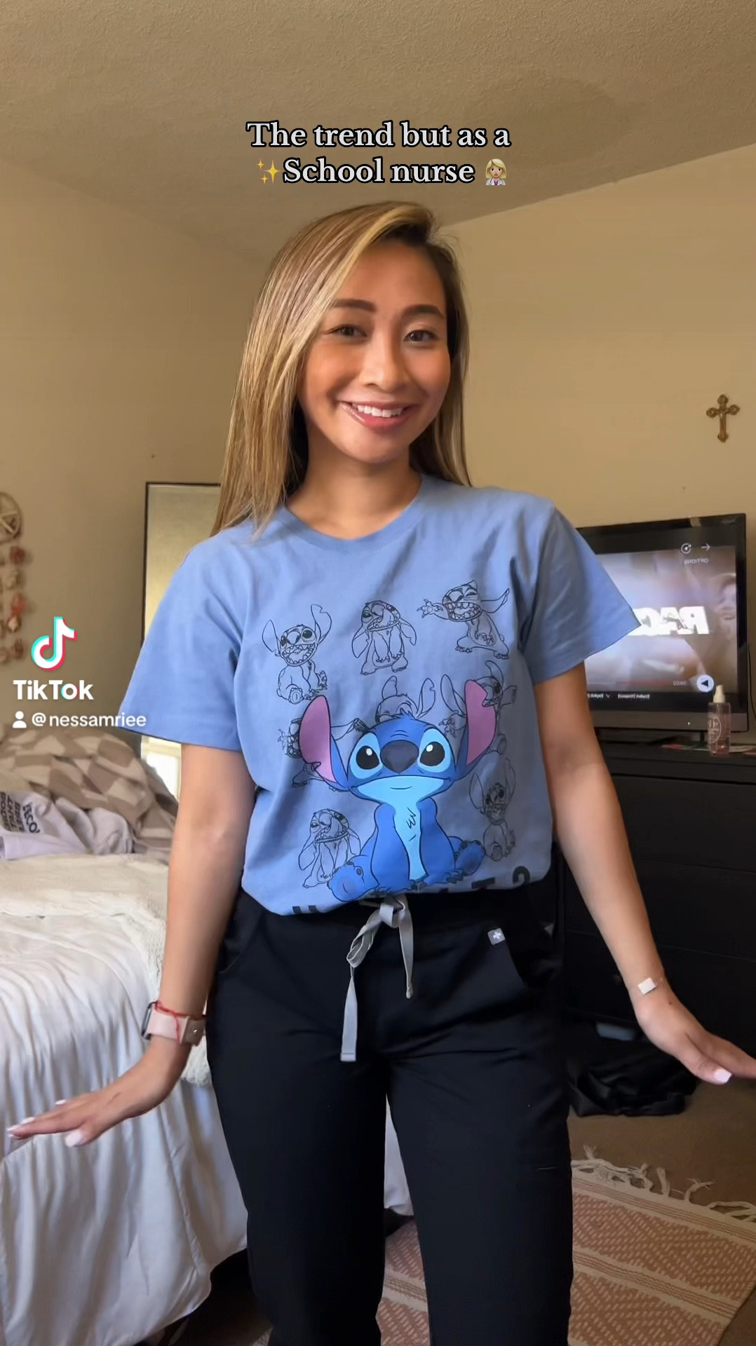 Peds shirt 👶🏻💗

#LTKWorkwear #LTKSeasonal #LTKVideo