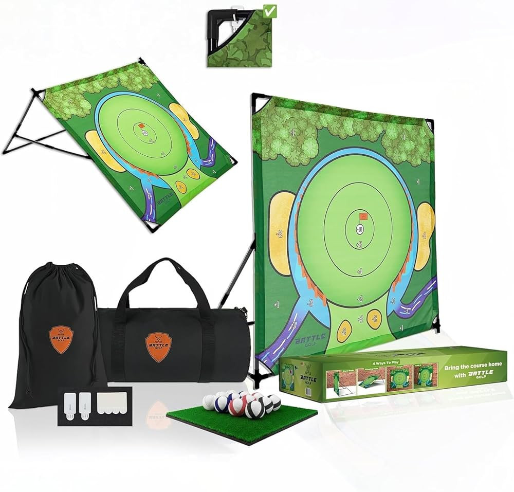 Indoor Chipping Game – The Original Portable Battle Golf Chipping Game for Dad's and Junior Gol... | Amazon (US)