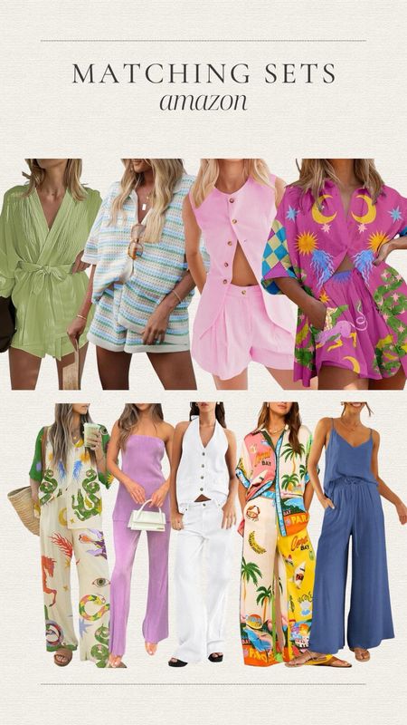 Matching sets from Amazon for the spring and summer!

Colorful | pants | shorts | trending

#LTKstyletip #LTKfindsunder50 #LTKSeasonal