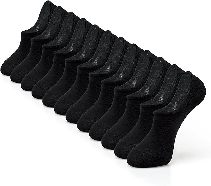 IDEGG Women and Men No Show Socks Low Cut Anti-slid Cotton Athletic Casual Socks | Amazon (US)