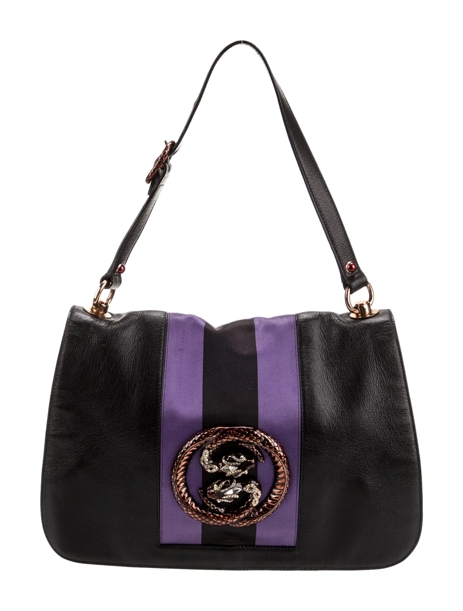 Gucci Interlocking G Blondie Serpent - Black Shoulder Bags, Handbags - GUC1813509 | The RealReal | The RealReal