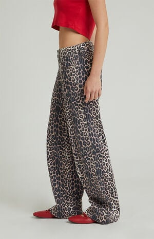 PacSun Casey Leopard Low Rise Baggy Jeans | PacSun | PacSun