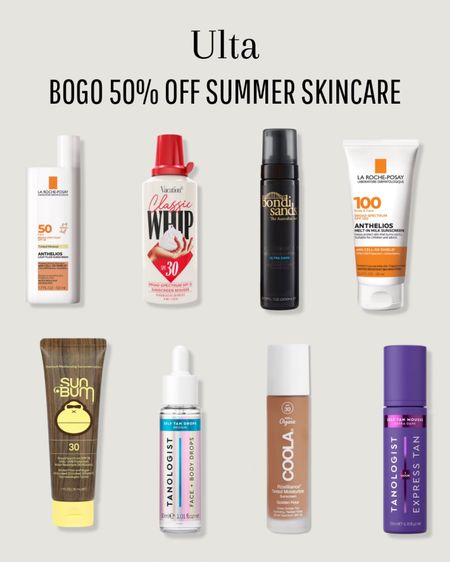 BOGO 50% off Ulta Summer skincare! ☀️

#LTKSeasonal #LTKsalealert #LTKswim