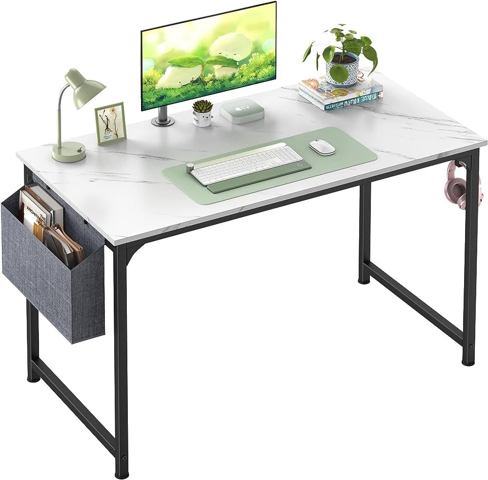 Mr IRONSTONE Computer Desk 47" Home Office Writing Desk, Modern Simple Study Desk, Laptop Table ... | Amazon (US)