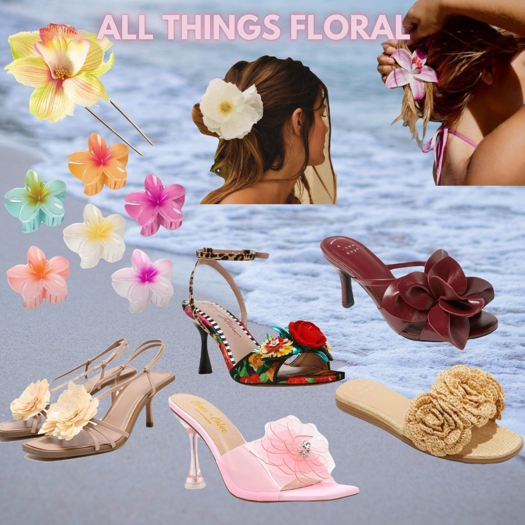 Floral accessories and shoes! 

#LTKSeasonal #LTKShoeCrush #LTKSummerEdit