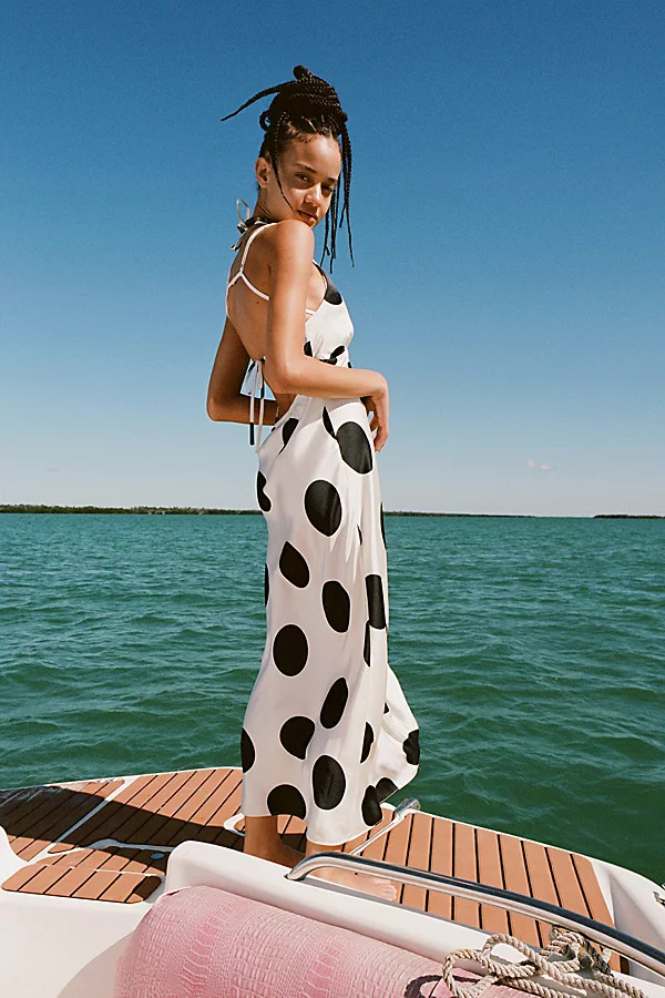 UO Everleigh Halter Midi Dress | Urban Outfitters (US and RoW)