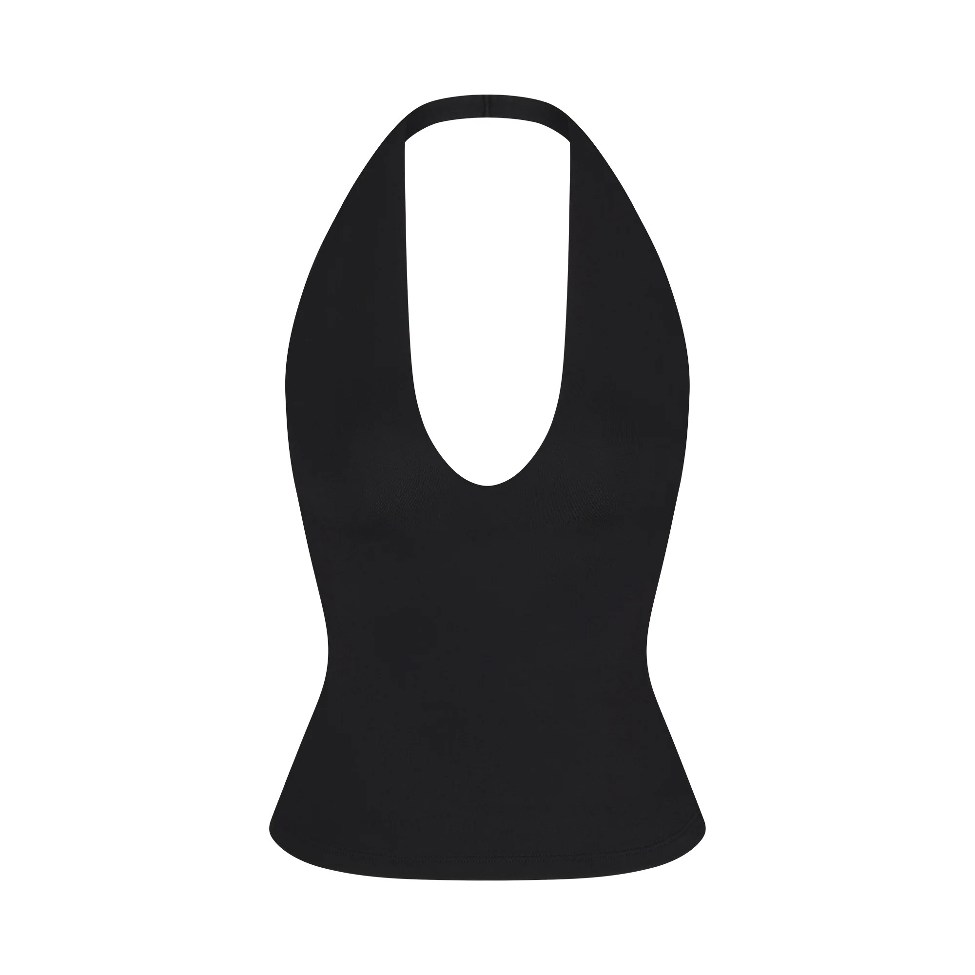 SMOOTH LAYERS HALTER TOP | OBSIDIAN | SKIMS | SKIMS (US)