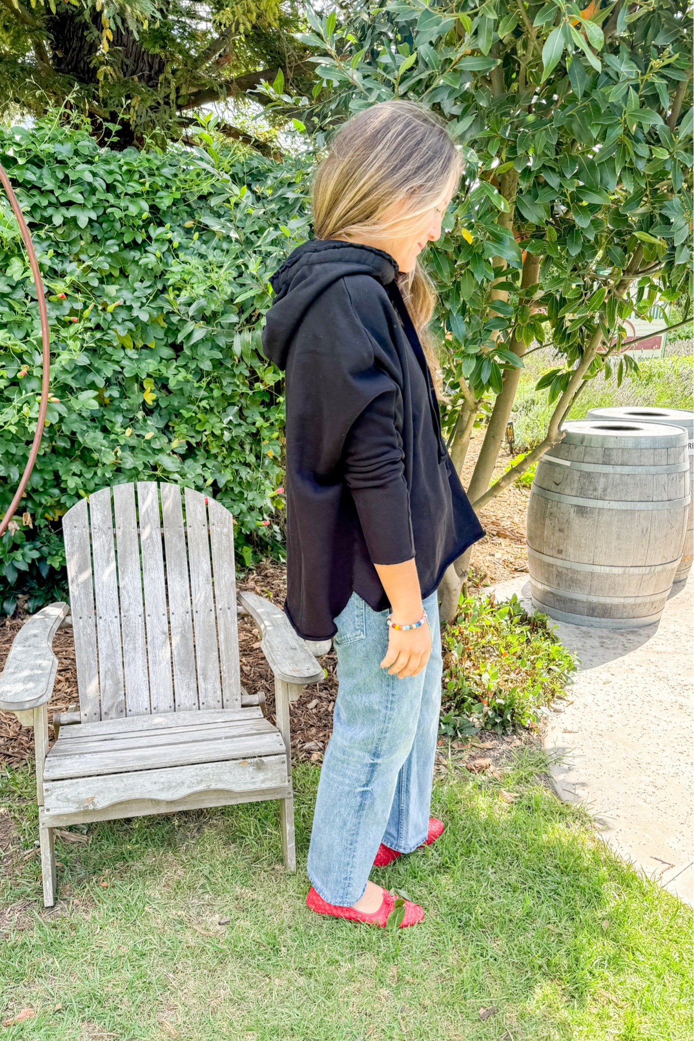 the coolest, most flattering hoodie from Frank & Eileen 