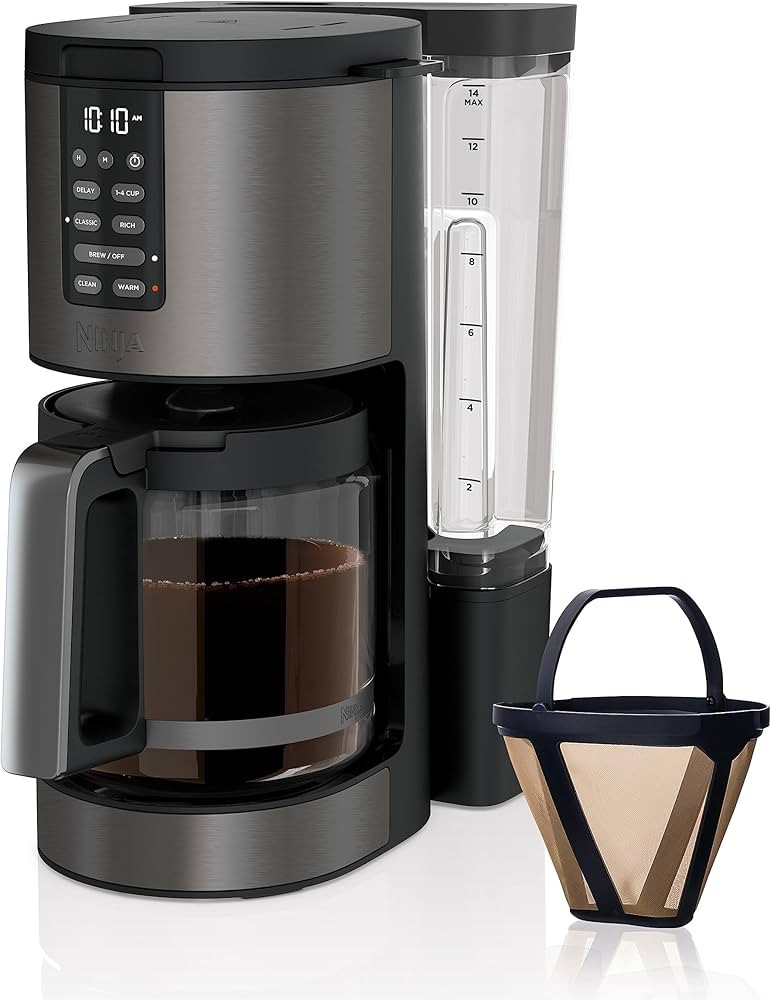 Ninja DCM201BK Programmable XL 14-Cup Coffee Maker PRO, 14-Cup Glass Carafe, Freshness Timer, wit... | Amazon (US)