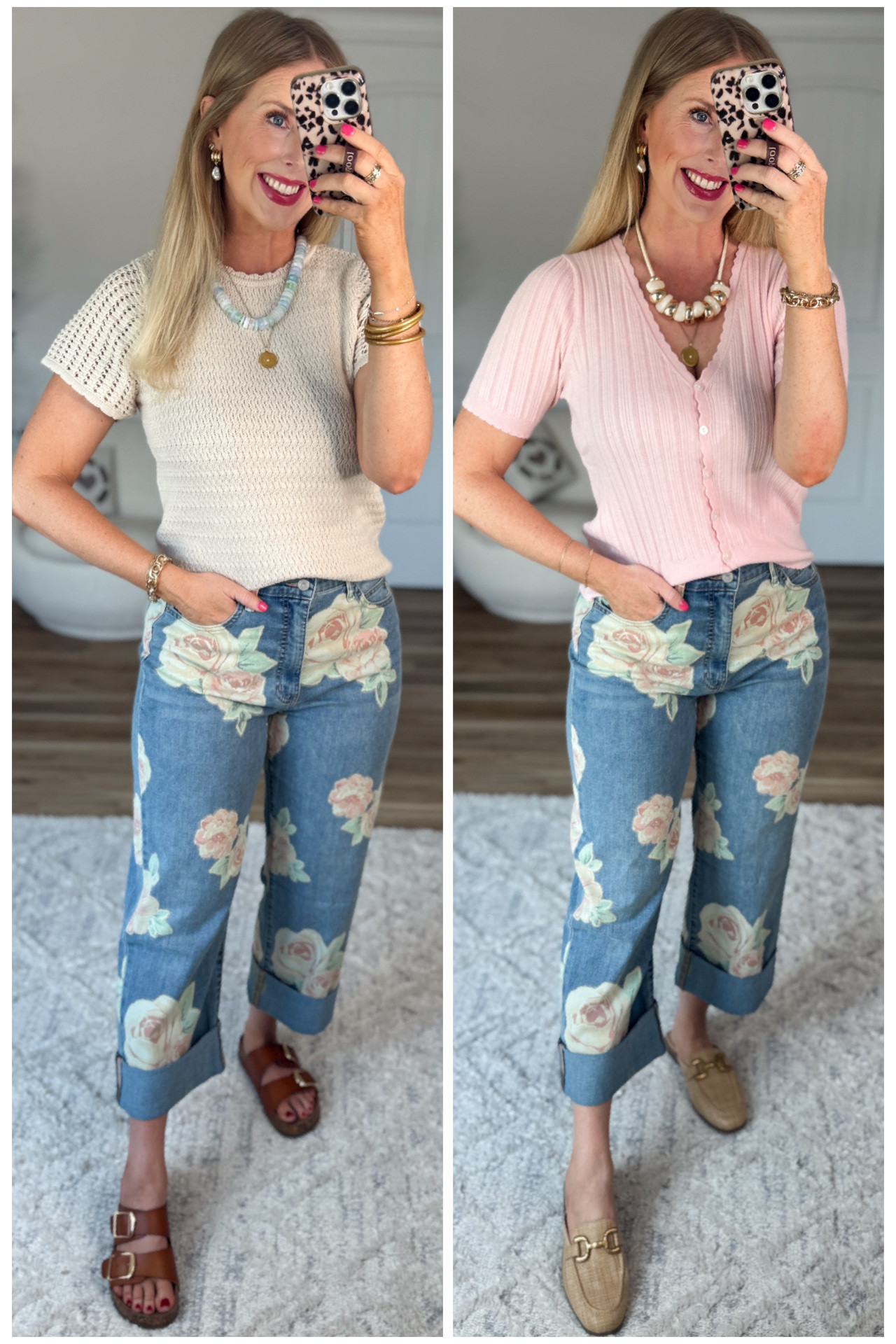 2 ways to wear these floral jeans from Walmart

#LTKootd #LTKmomlife #LTKgrwm