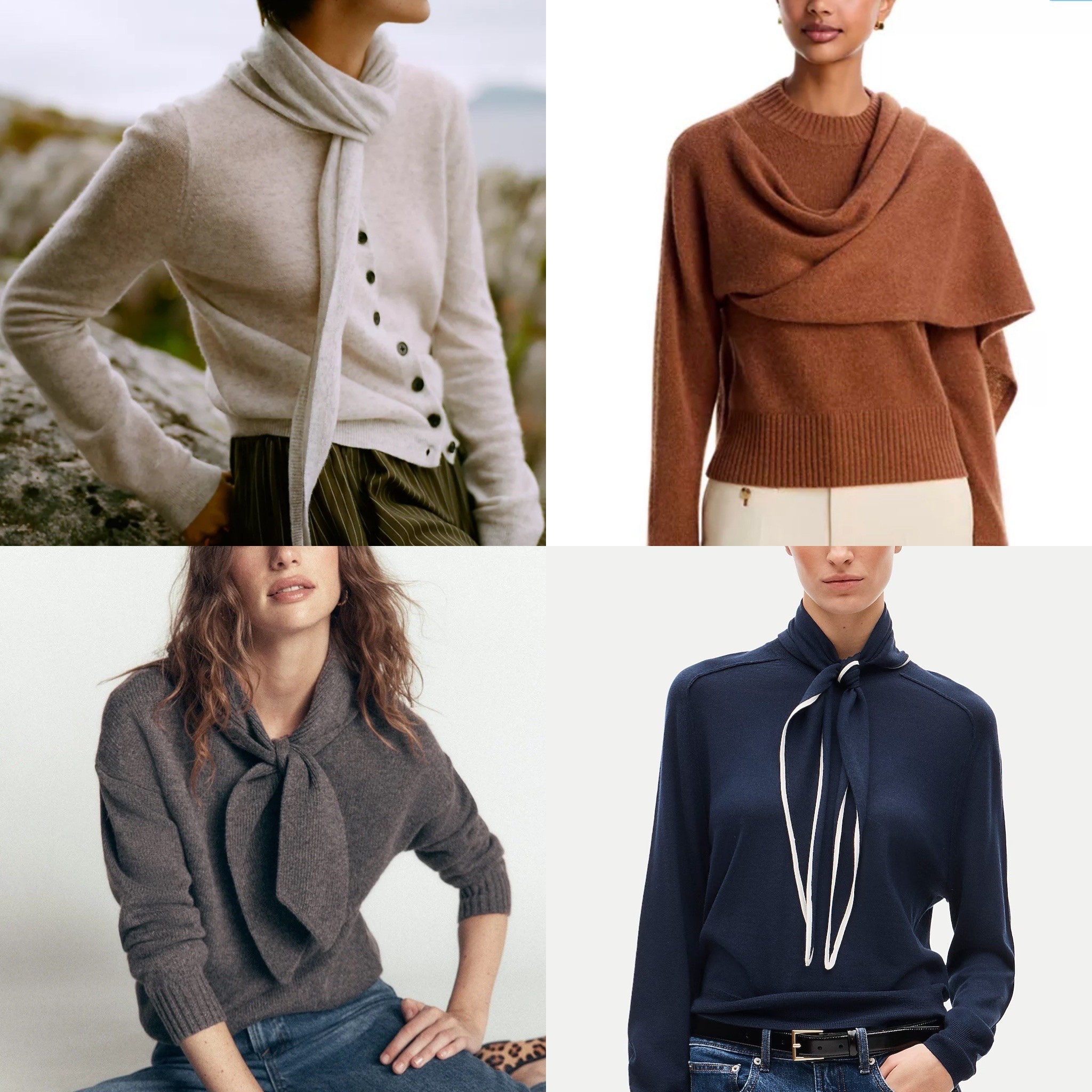 The scarf sweater is the chicest fall trend! Love!

Fall fashion, fall sweaters, fall outfit