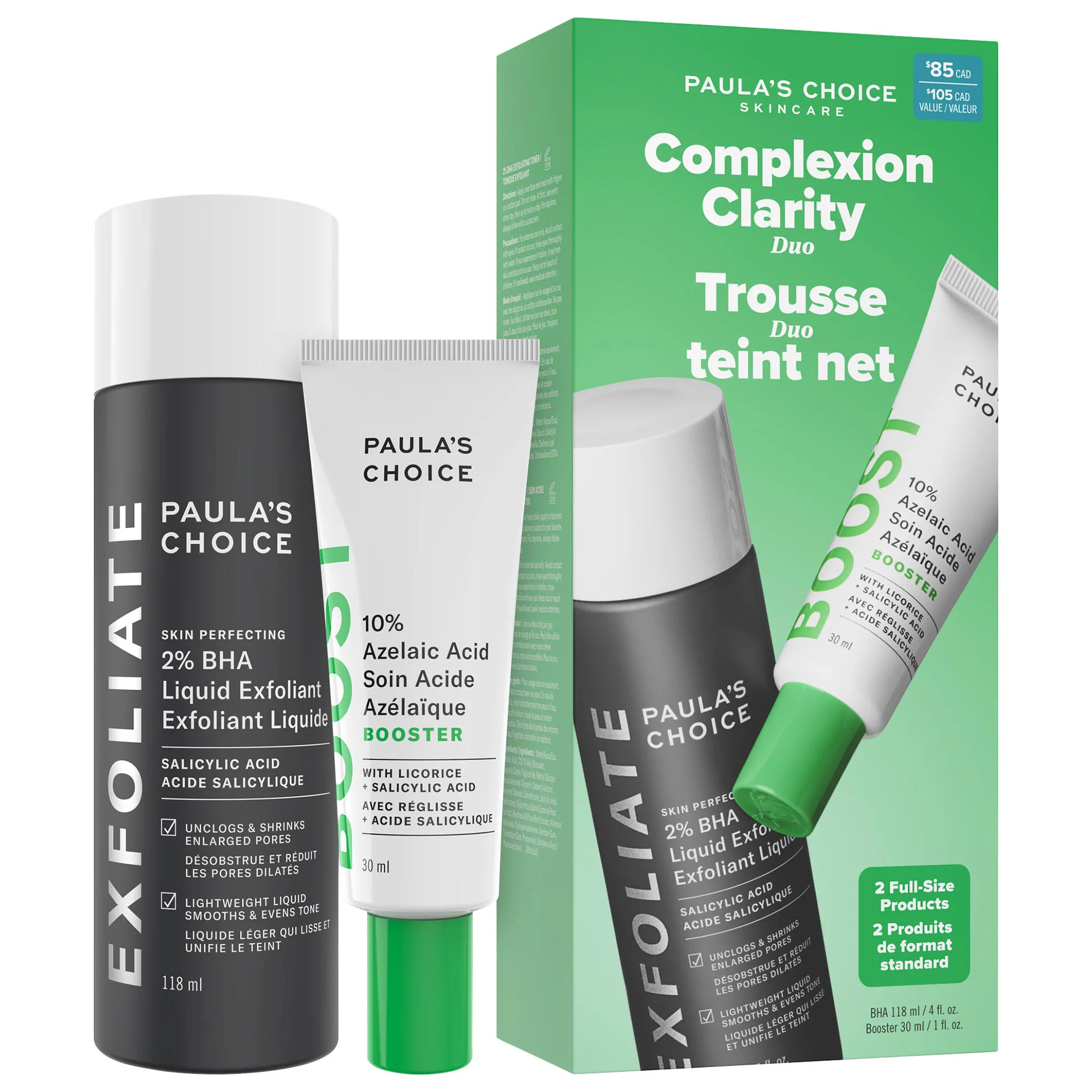 Paula's Choice Complexion Clarity Duo with Salicylic Acid & Azelaic Acid | Sephora (US)
