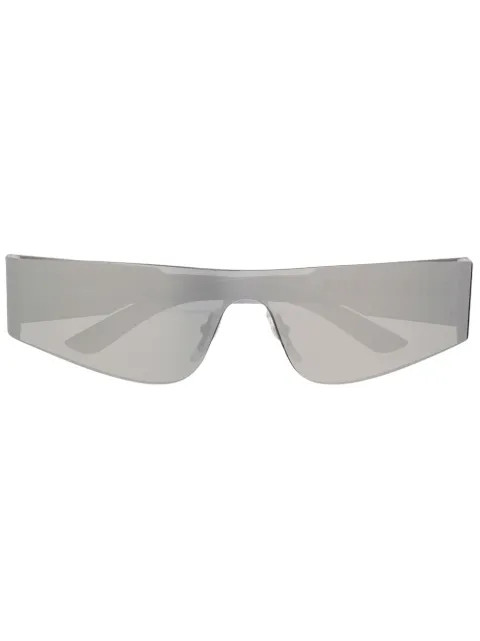 Balenciaga Eyewear Mono Rec Sunglasses - Farfetch | Farfetch Global