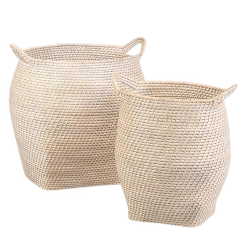 Sedona Rattan Baskets - Set of 2 | Winnoby 