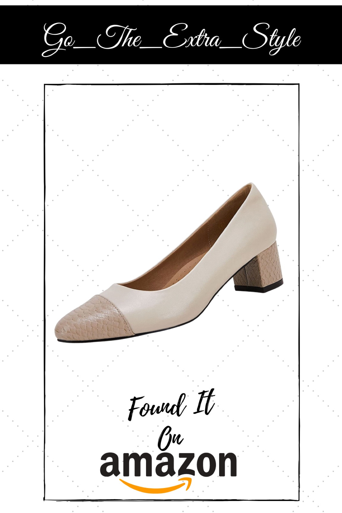 Found it on Amazon 
Amazon fashion 
Amazon footwear 


#LTKstyletip #LTKworkwear #LTKunder50