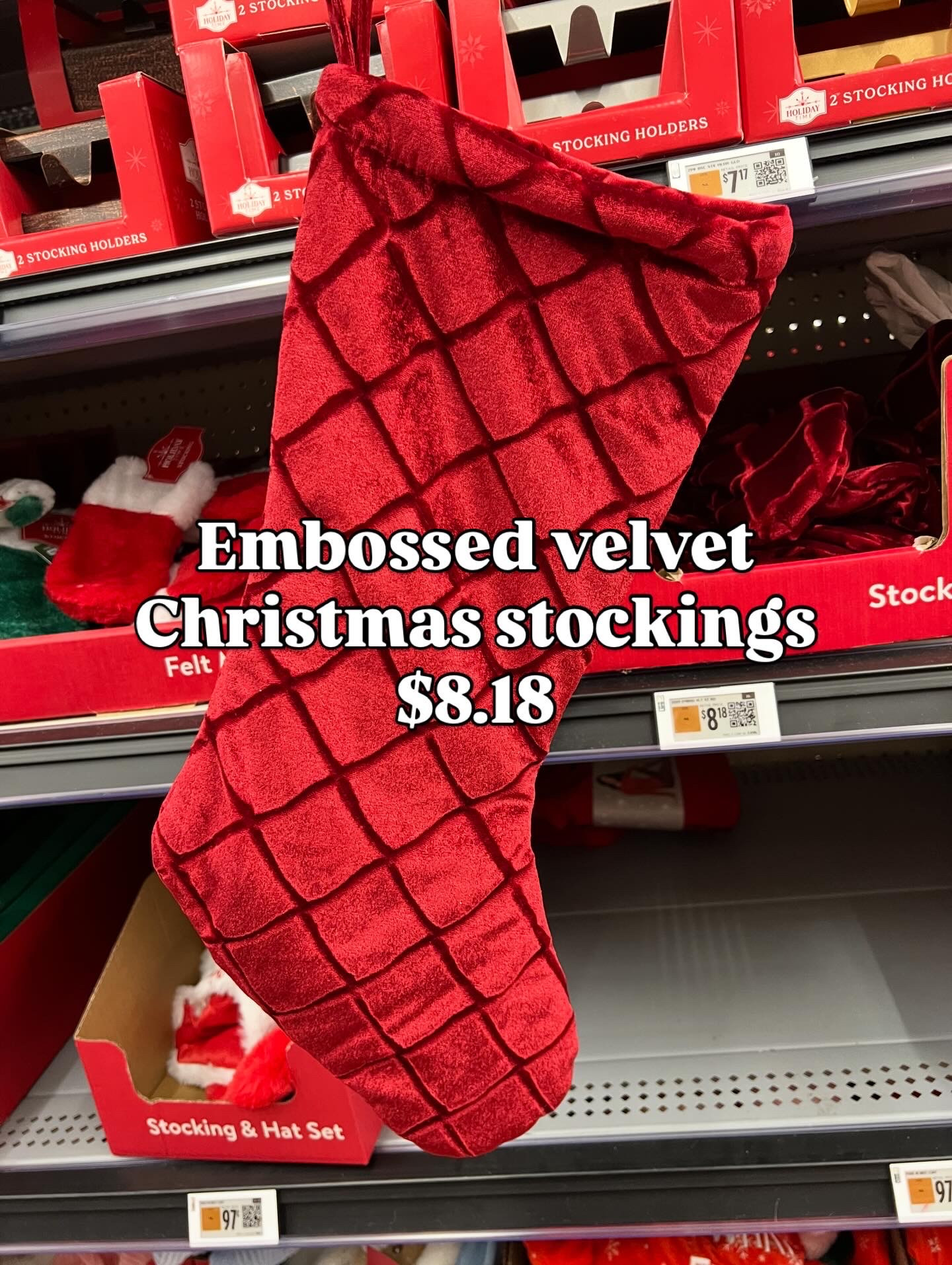 Walmart’s Christmas stockings are impressive this year! This one is a darker red in person. Love. #walmarthome Ralph Lauren Christmas 

#LTKHoliday #LTKFindsUnder100 #LTKFindsUnder50