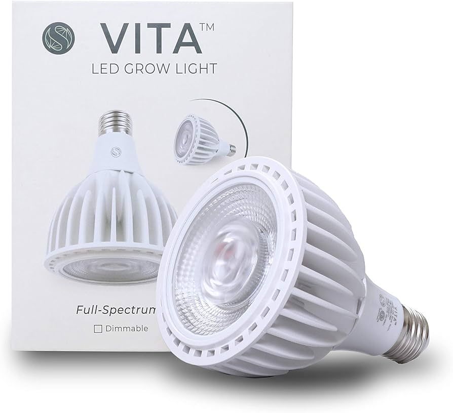 Vita™ LED Grow Light Bulb Full Spectrum for Indoor Plants 12"-48" Below Light - DIMMABLE - 20 W... | Amazon (US)