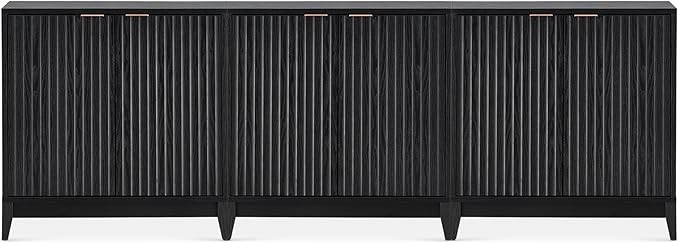 mopio Brooklyn Fluted Storage Cabinet, Modular Accent Buffet Sideboard with Adjustable Shelf, FSC... | Amazon (US)