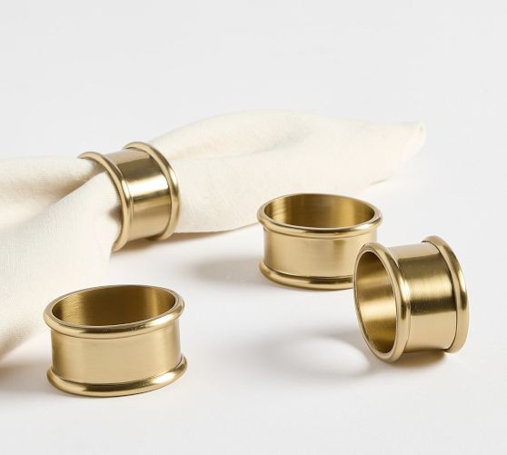 Harrison Napkin Rings - Set of 4 | Pottery Barn (US)