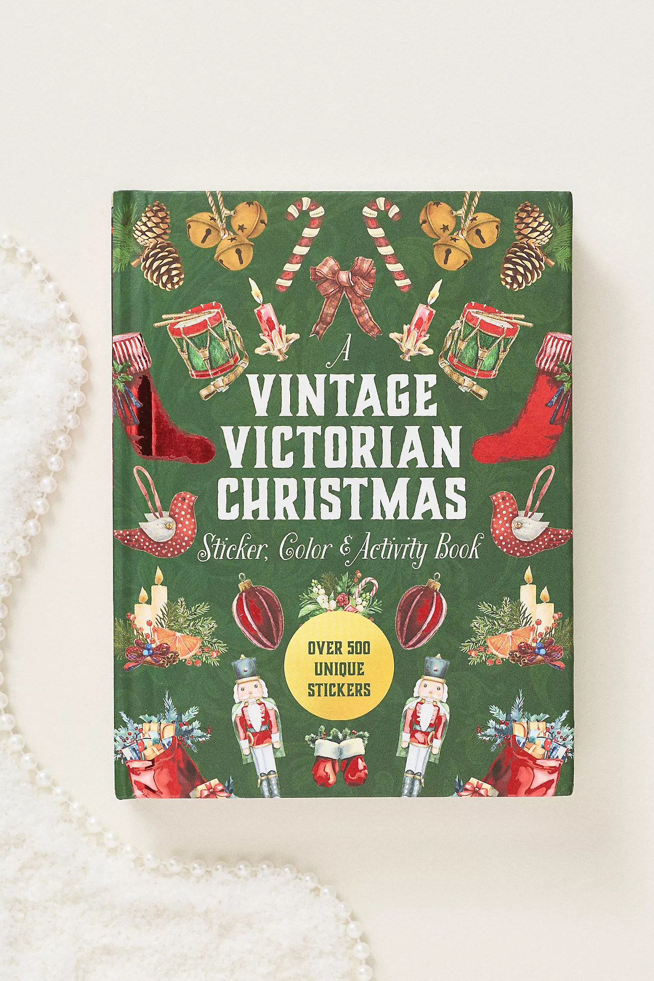 Vintage Victorian Christmas Hardcover Activity Book | Anthropologie (US)