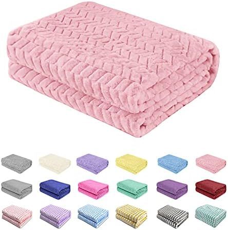 Baby Blanket Flannel, Cozy Throw Blankets for Newborn Infant and Toddler, Super Soft and Warm Receiv | Amazon (US)