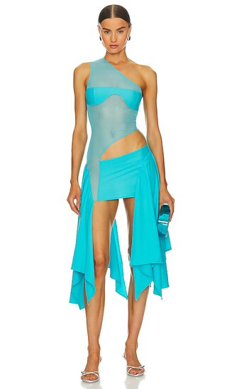 X Revolve Tricot Mesh Dress | Revolve Clothing (Global)