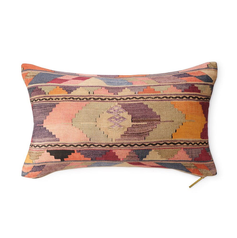 Shell Psychedelic Kilim Pillow by St. Frank | 26" W x 16" H | Linen - St. Frank | Havenly | Havenly