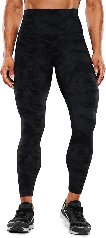 CRZ YOGA Women's Hugged Feeling Compression Leggings 25 Inches - Thick High Waisted Tummy Control... | Amazon (US)