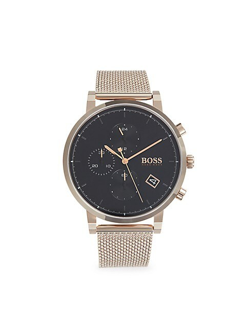 Stainless Steel Chronograph Watch | Saks Fifth Avenue OFF 5TH