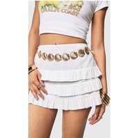 Womens Shell Chain Belt - Gold - One Size | boohoo (US & Canada)