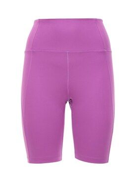 Girlfriend Collective - High waist bike shorts - Purple | Luisaviaroma | Luisaviaroma