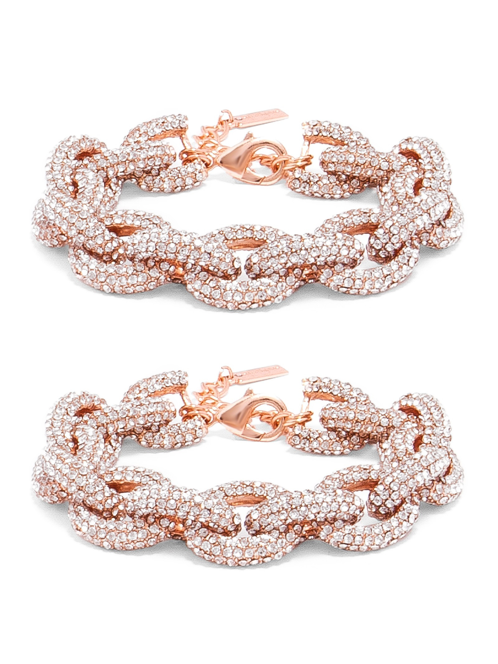 Rose Pave Links | BaubleBar (US)