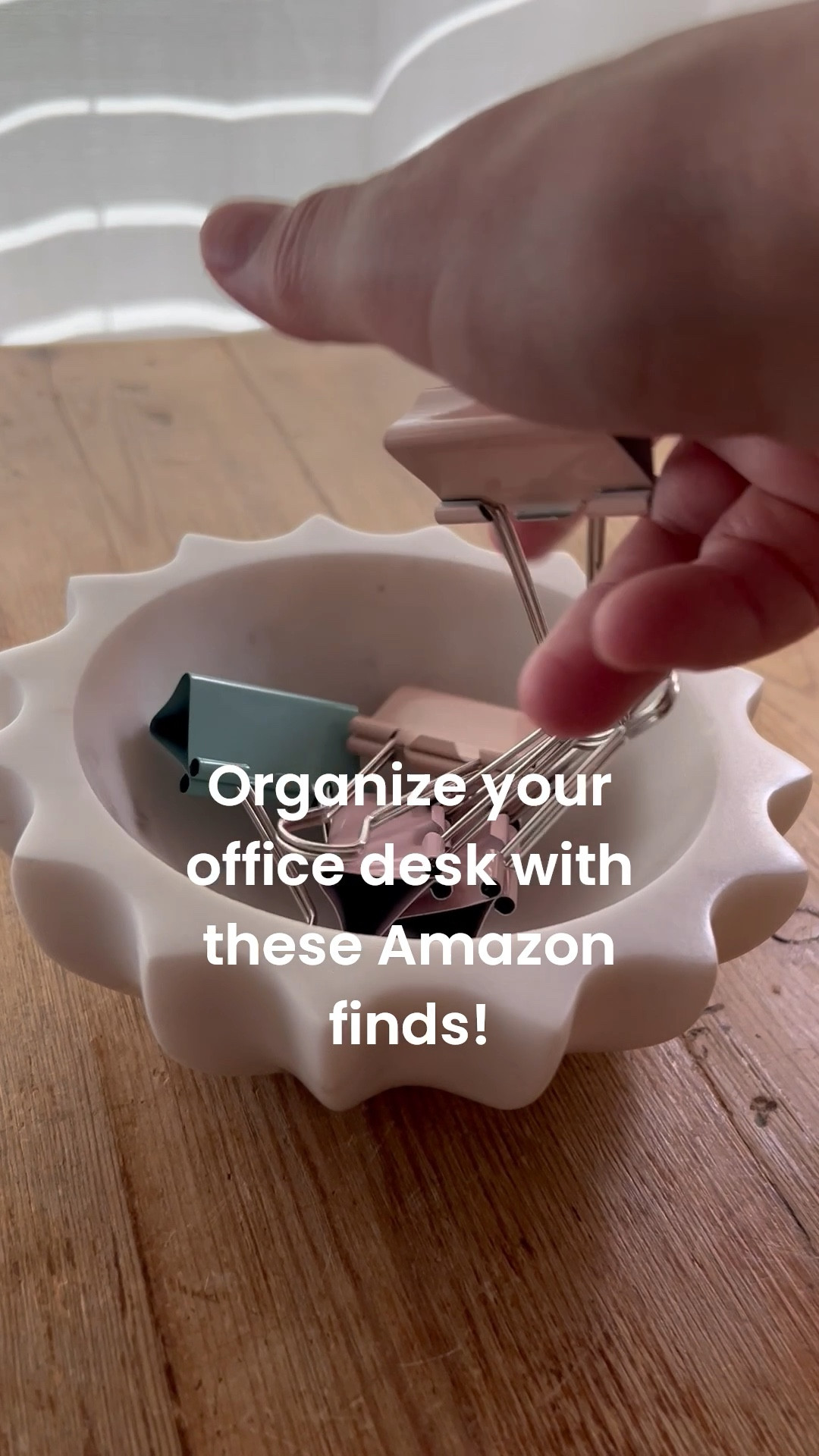 Organization products that are also aesthetically pleasing from Amazon! Marble accents and colorful binder clips.

#LTKStyleTip #LTKHome #LTKFindsUnder50