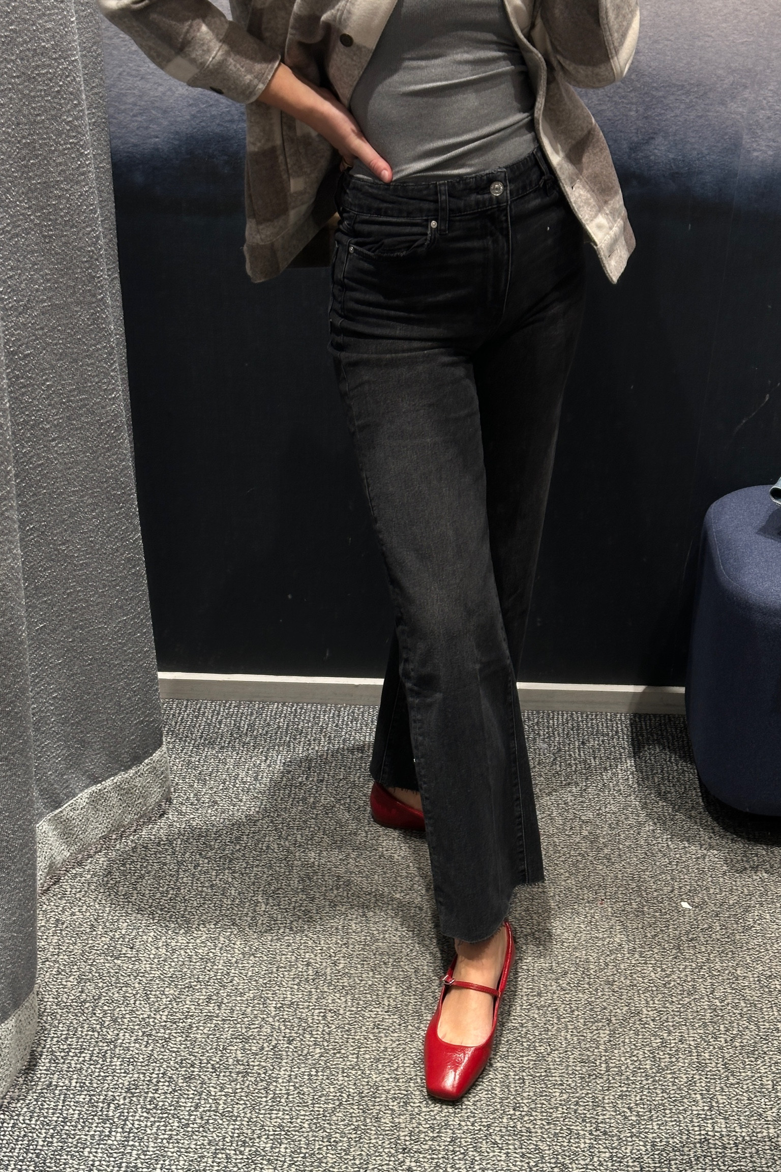 Plaid shacket and wide leg black jeans are what dreams are made of. Pair with red shoes for a cute fall outfit. 

I’m wearing size M in the jacket for an oversized fit, 27 in the jeans, and 8.5 in the shoes. 

#LTKHoliday #LTKStyleTip #LTKSeasonal